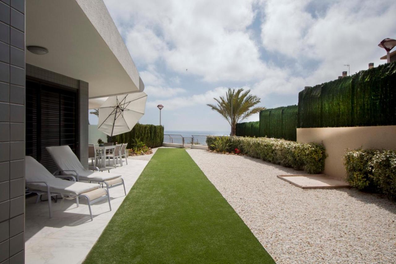 Infinity Luxury Sea View Apartment With Private Garden อาเรนาเลส เดล ซอล ภายนอก รูปภาพ