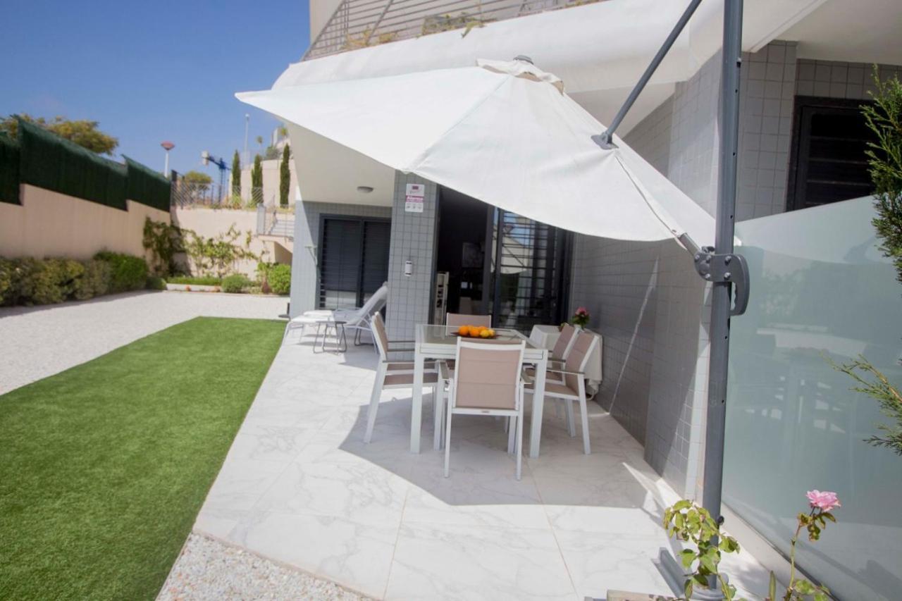 Infinity Luxury Sea View Apartment With Private Garden อาเรนาเลส เดล ซอล ภายนอก รูปภาพ